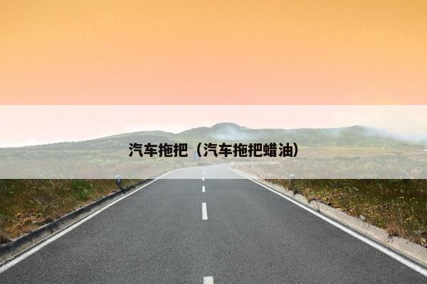 汽车拖把（汽车拖把蜡油）