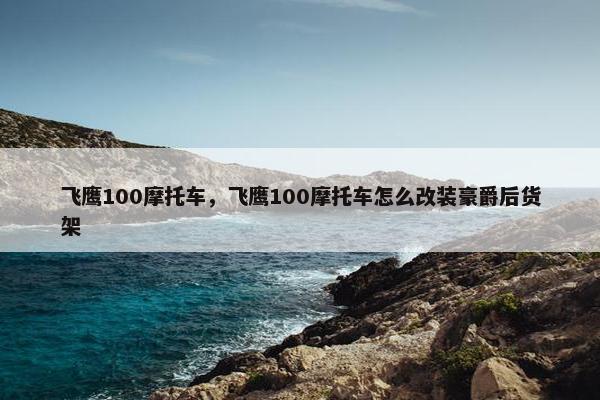 飞鹰100摩托车，飞鹰100摩托车怎么改装豪爵后货架