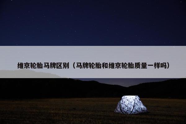 维京轮胎马牌区别（马牌轮胎和维京轮胎质量一样吗）