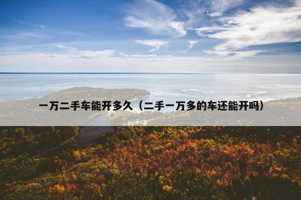 一万二手车能开多久（二手一万多的车还能开吗）