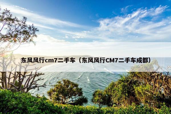 东风风行cm7二手车（东风风行CM7二手车成都）