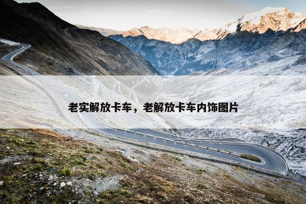 老实解放卡车，老解放卡车内饰图片