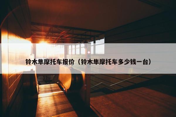 铃木隼摩托车报价（铃木隼摩托车多少钱一台）