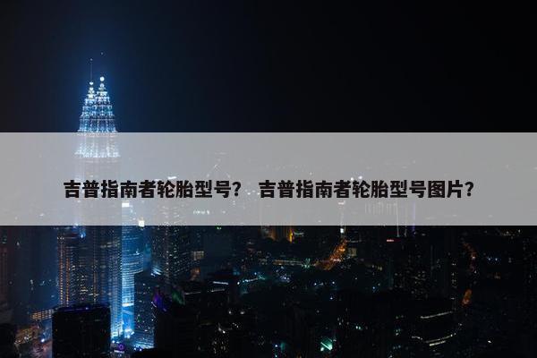 吉普指南者轮胎型号？ 吉普指南者轮胎型号图片？