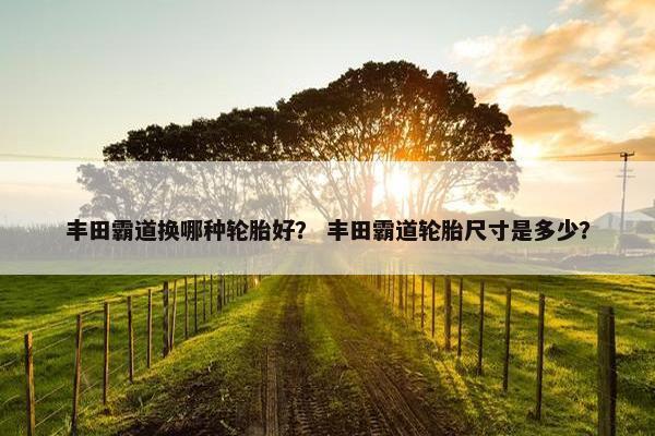 丰田霸道换哪种轮胎好？ 丰田霸道轮胎尺寸是多少？