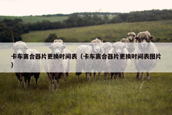 卡车离合器片更换时间表（卡车离合器片更换时间表图片）