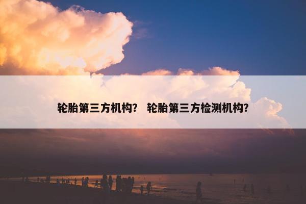 轮胎第三方机构？ 轮胎第三方检测机构？
