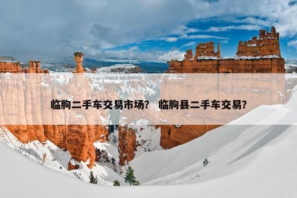 临朐二手车交易市场？ 临朐县二手车交易？