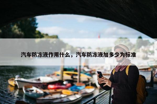 汽车防冻液作用什么，汽车防冻液加多少为标准