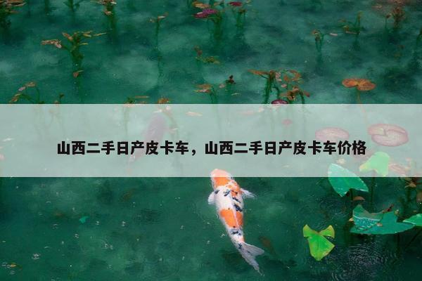山西二手日产皮卡车，山西二手日产皮卡车价格