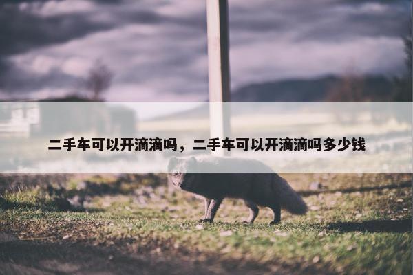 二手车可以开滴滴吗，二手车可以开滴滴吗多少钱