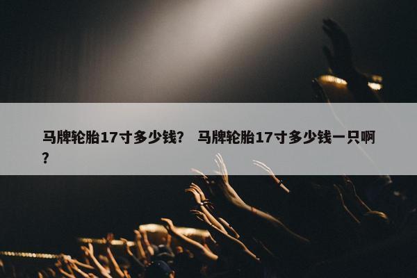马牌轮胎17寸多少钱？ 马牌轮胎17寸多少钱一只啊？