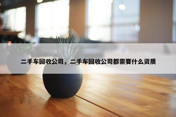 二手车回收公司，二手车回收公司都需要什么资质
