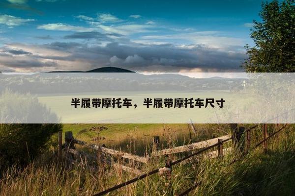半履带摩托车，半履带摩托车尺寸