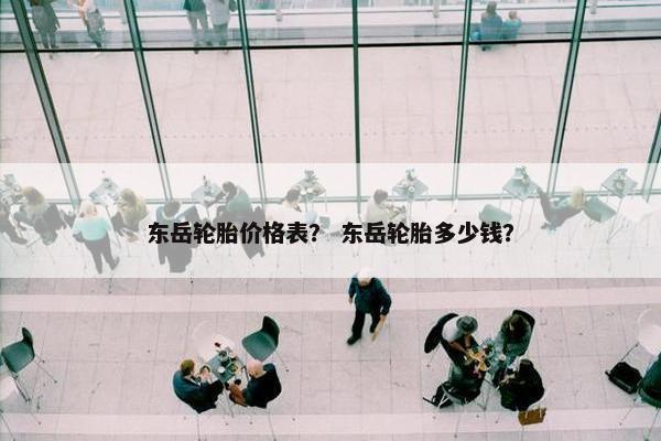 东岳轮胎价格表？ 东岳轮胎多少钱？