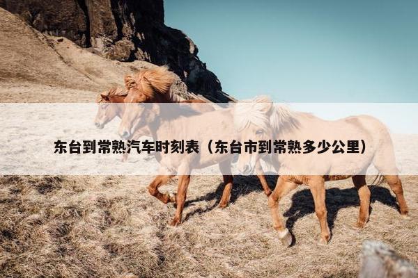 东台到常熟汽车时刻表（东台市到常熟多少公里）