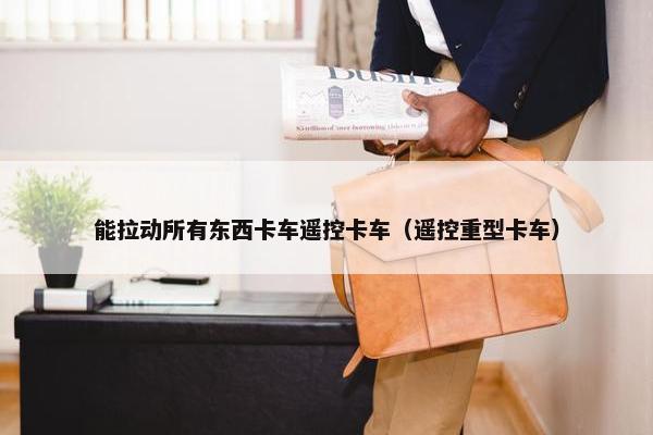 能拉动所有东西卡车遥控卡车（遥控重型卡车）