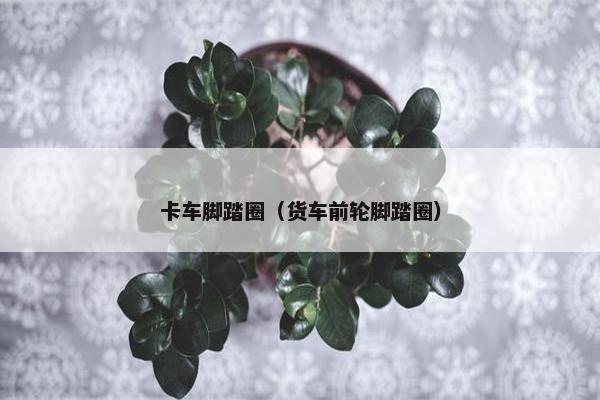 卡车脚踏圈（货车前轮脚踏圈）