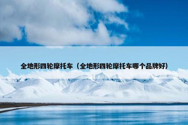 全地形四轮摩托车（全地形四轮摩托车哪个品牌好）