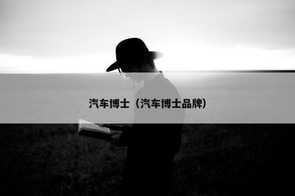 汽车博士（汽车博士品牌）