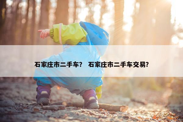 石家庄市二手车？ 石家庄市二手车交易？