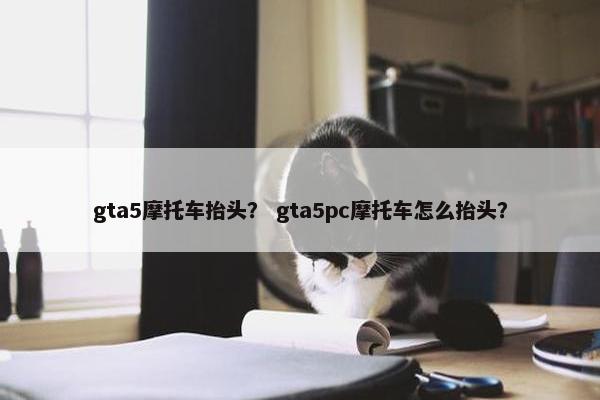 gta5摩托车抬头？ gta5pc摩托车怎么抬头？