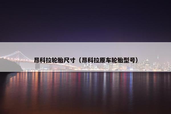 昂科拉轮胎尺寸（昂科拉原车轮胎型号）