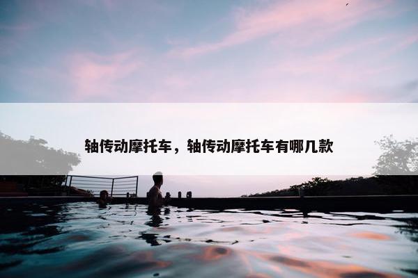 轴传动摩托车，轴传动摩托车有哪几款