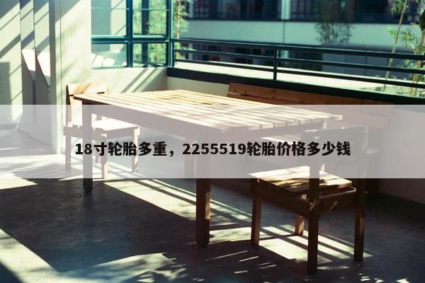 18寸轮胎多重，2255519轮胎价格多少钱