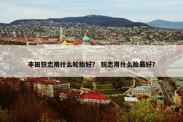 丰田锐志用什么轮胎好？ 锐志用什么胎最好？