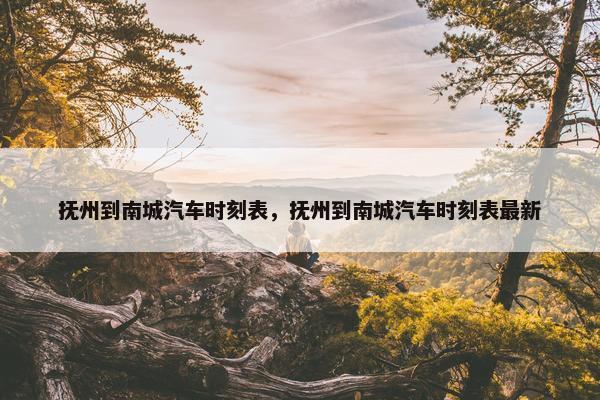 抚州到南城汽车时刻表，抚州到南城汽车时刻表最新