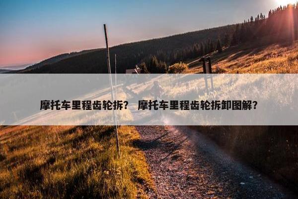 摩托车里程齿轮拆？ 摩托车里程齿轮拆卸图解？
