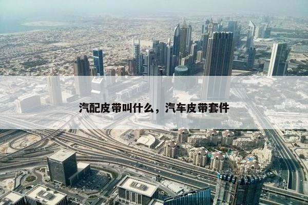 汽配皮带叫什么，汽车皮带套件