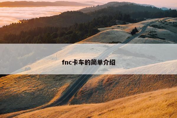 fnc卡车的简单介绍
