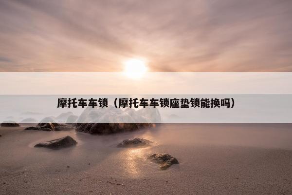 摩托车车锁（摩托车车锁座垫锁能换吗）