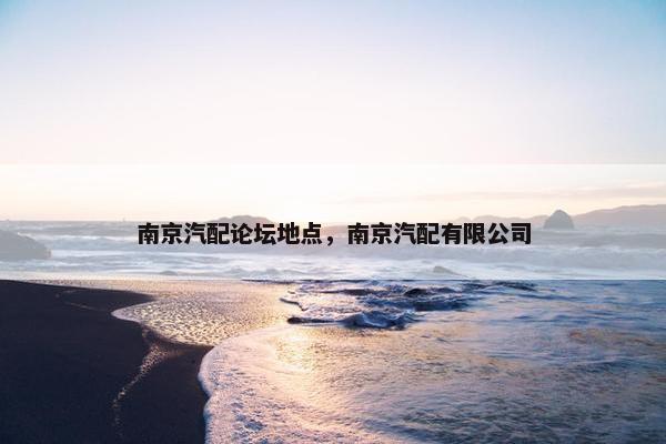 南京汽配论坛地点，南京汽配有限公司