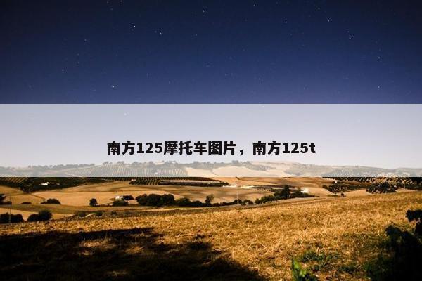 南方125摩托车图片，南方125t