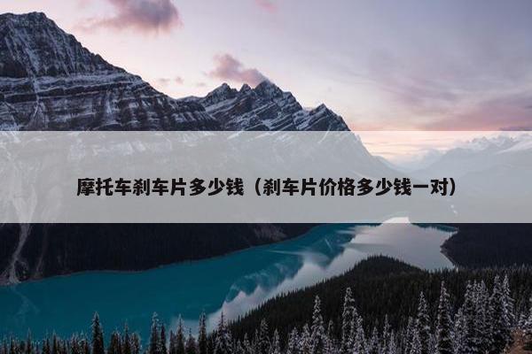 摩托车刹车片多少钱（刹车片价格多少钱一对）
