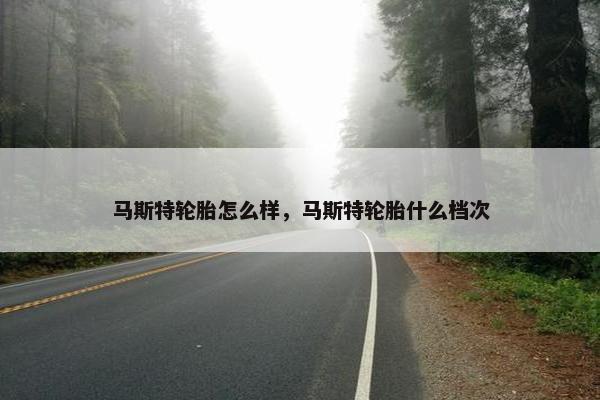 马斯特轮胎怎么样，马斯特轮胎什么档次