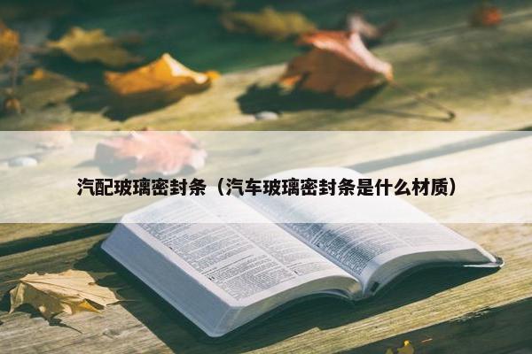 汽配玻璃密封条（汽车玻璃密封条是什么材质）