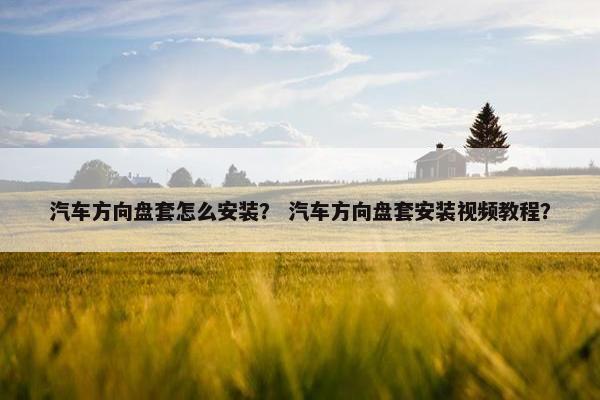 汽车方向盘套怎么安装？ 汽车方向盘套安装视频教程？