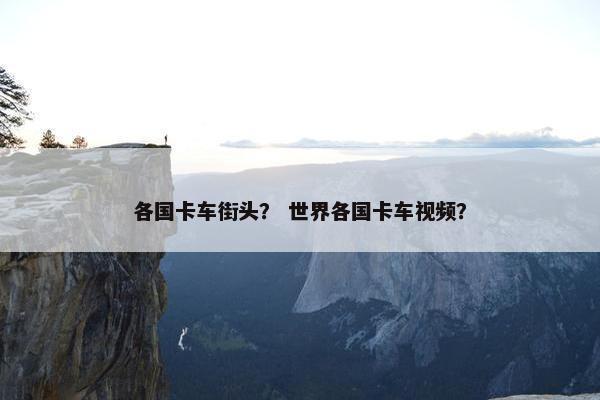 各国卡车街头？ 世界各国卡车视频？