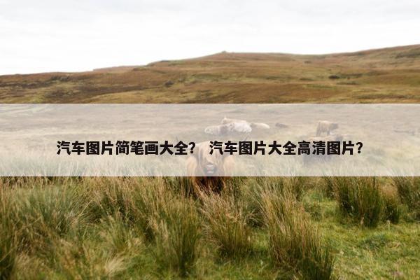 汽车图片简笔画大全？ 汽车图片大全高清图片？