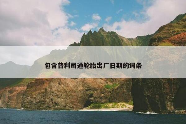 包含普利司通轮胎出厂日期的词条