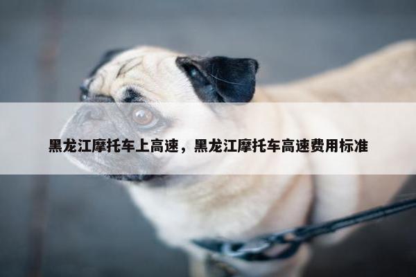 黑龙江摩托车上高速，黑龙江摩托车高速费用标准