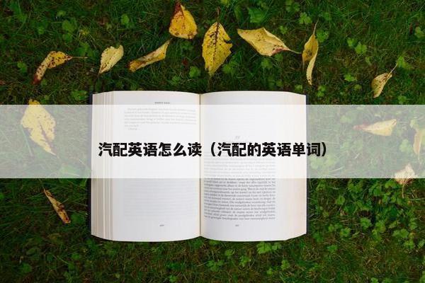 汽配英语怎么读（汽配的英语单词）