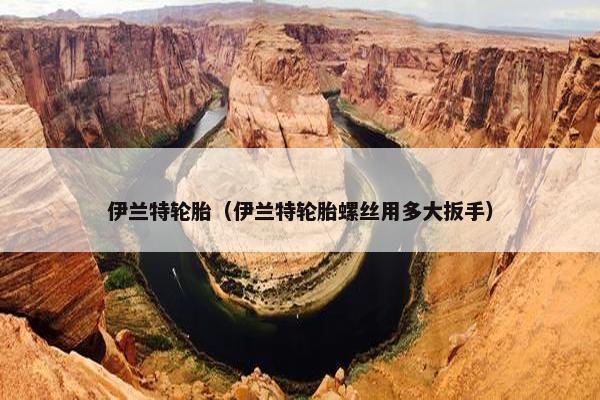 伊兰特轮胎（伊兰特轮胎螺丝用多大扳手）