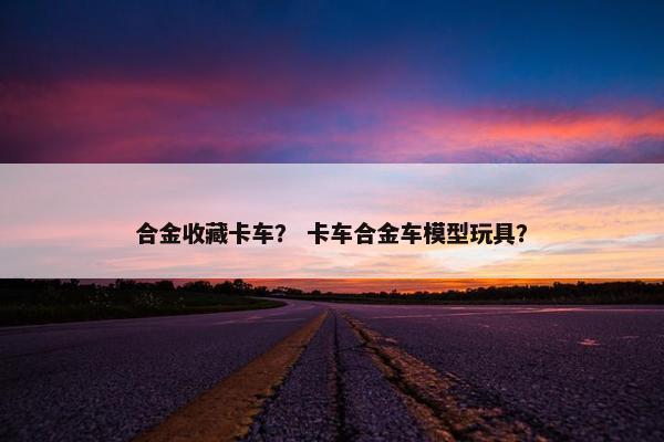 合金收藏卡车？ 卡车合金车模型玩具？