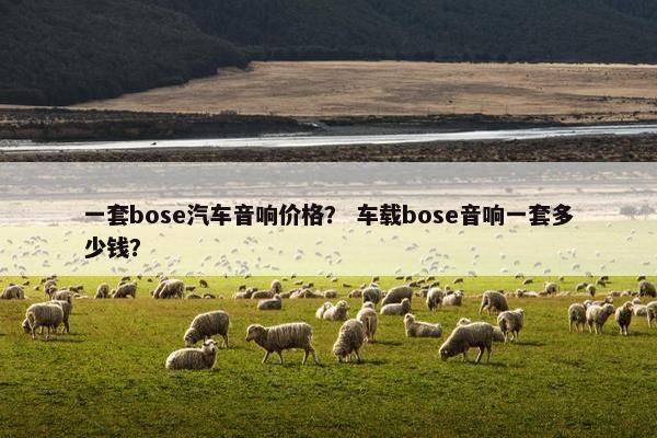 一套bose汽车音响价格？ 车载bose音响一套多少钱？