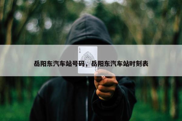 岳阳东汽车站号码，岳阳东汽车站时刻表